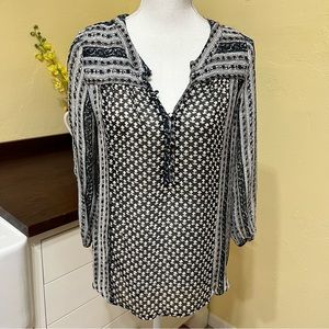 Lucky Brand Sheer top